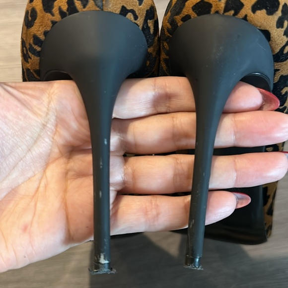 ZARA Leopard Print Heels - Picture 9 of 11